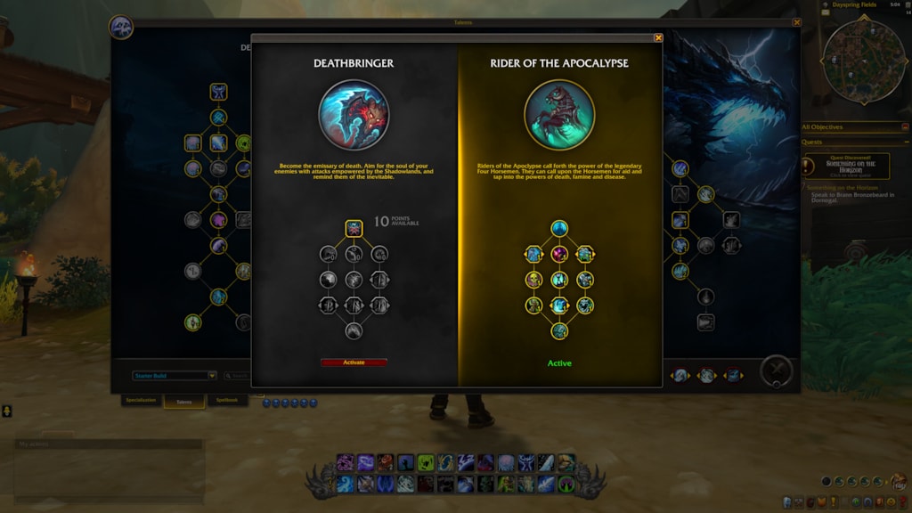 The War Within: sotto la superficie di Azeroth, poche scosse e molte limature WoW TWW Deep Dives Hero Talents Tree DK