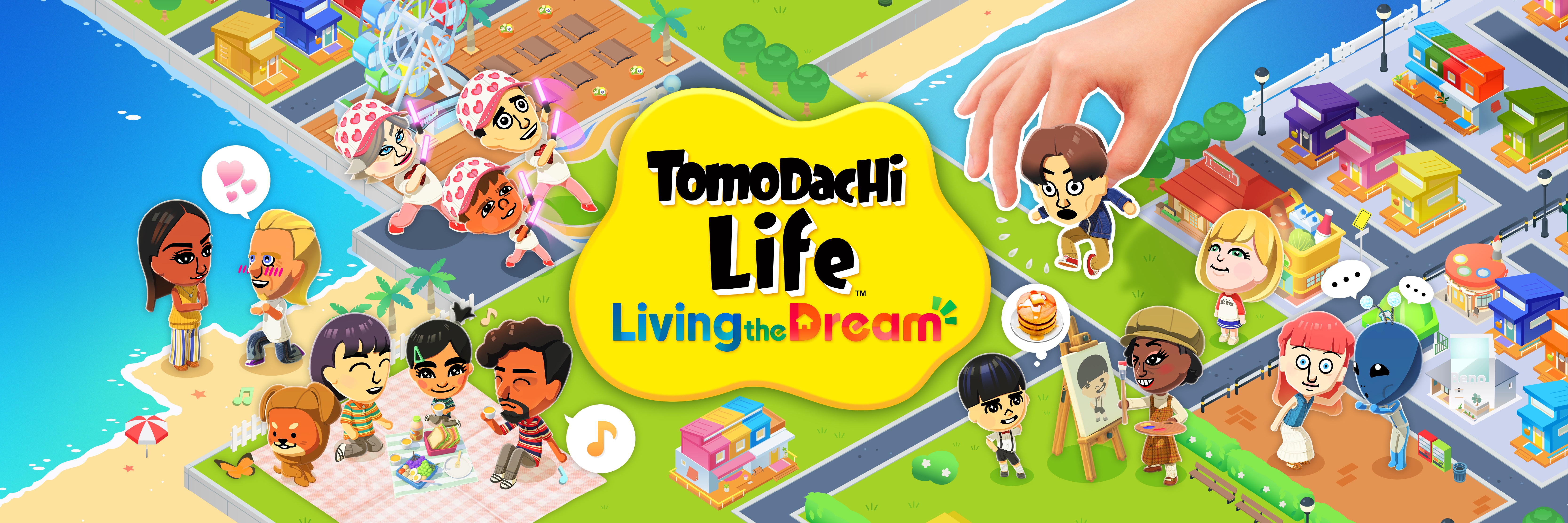 Tomodachi Life: Living the Dream Key Art