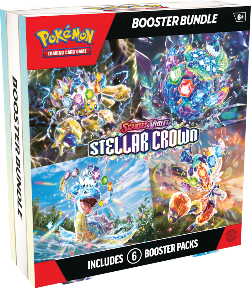 Pokémon TCG: Stellar Crown Booster Bundle (6 Packs)