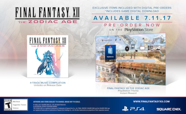 Supporting image for FINAL FANTASY XII THE ZODIAC AGE Media alert
