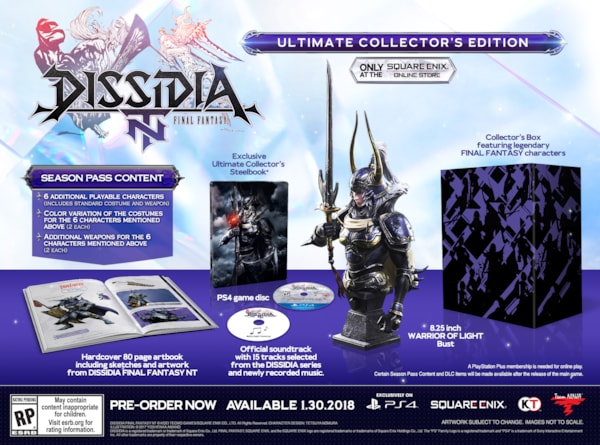 Supporting image for DISSIDIA FINAL FANTASY NT Press release