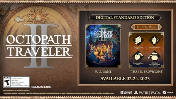 OCTOPATH TRAVELER II available now for Nintendo Switch